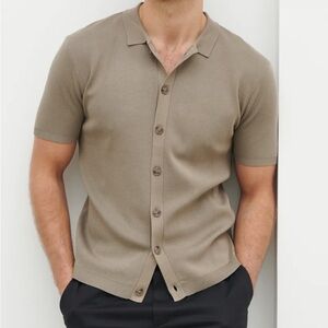 Button Down Knitted Shirt
